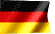 Wehende Flagge: Deutschland
