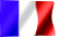 Wehende Flagge: Frankreich